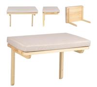 Mur d'escalade pour Chat avec 2 marches I Hamac pour Chats 3 pièces I Set Arbre à Chat Mural I pour Chats I Chaise Longue Murale 40 * 30 * 25cm- Gris