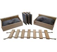 Mur d'escalade pour chats Chaise longue murale Lit pour chats Étagère pour chats Montage mural S 9468