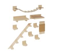 Mur d'escalade pour chats Chaise longue murale Lit pour chats Étagère pour chats Montage mural XXL 9965
