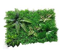 Mur d'herbe Panneau de Fond Artificiel décoration intérieur extérieur intimité écran de haie Protection UV adapté à la fête de clôture (8)
