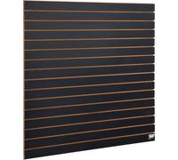 Mur d'outils, set de 2 - 129,1x129,1cm panneau mural MDF porte-outils organisateur - mur à lamelles Slatwall - panneau enfichable Pegboard support mural - atelier entrepôt cave établi garage