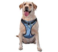 Mur du Morse,Harnais pour Animaux de Compagnie, Harnais réfléchissant réglable pour Chien,M