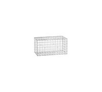 Mur en gabion acier galvanisé cage à pierres panier de gabion de jardin décoratif tirants et crampons inclus 60x30x30 cm