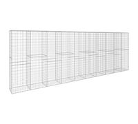 vidaXL Mur en gabion avec couvercle Acier galvanisé 600 x 50 x 200 cm 145089