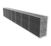 vidaXL Mur de gabion avec couvercle 600x40x100 cm Panier à pierres Jardin/Patio 142530