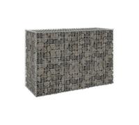 Mur en gabion avec couvercles Acier galvanisé 150x60x100 cm