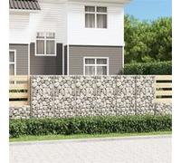 Mur en gabion avec couvercles Acier galvanisé 300 x 50 x 100 cm argenté G