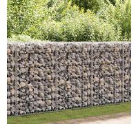 Mur en Gabion avec Couvercles Acier Galvanisé 300x30x50 cm Extérieur vidaXL