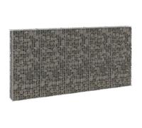 vidaXL Mur en gabion avec couvercles 300x30x150 cm Acier galvanisé Grande capacité de charge