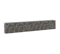 vidaXL Mur en gabion avec couvercles 300x30x50 cm Acier galvanisé, grande capacité de charge