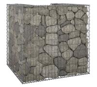 Mur en Gabion pour Poubelles Acier Galvanisé 325x100x110 cm Extérieur vidaXL