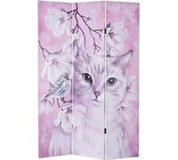 Mur espagnol DKD Home Decor Chat toile 120 x 2,5 x 180 cm pin
