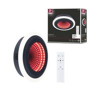 Mur Et Plafonnier Produits De Deuxième Choix Spaceglow Two Rgb+ 1200lm 230v 14w Gradable Noir Mat