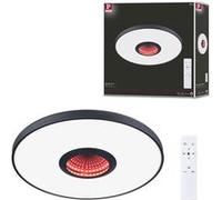 Mur et Plafonnier Spaceglow Three RGB+ 1400lm 230V 21W gradable Noir mat Noir mat G