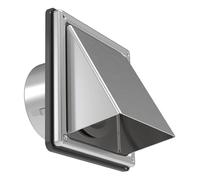 Mur Extérieur De Couvercle D'évent Sécheuse 4 Pouces Avec Rabat Anti-Retour Rembourré, Évent Mural D'extracteur Externe, D'aération En Acier Inoxydable