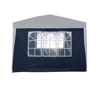 Mur fenêtre pour tonnelle Pliante Bleu 3x3 M Bleu