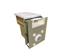 Mur filtrant miroir gs14 avec by-pass et electrolyseur - Filtrinov