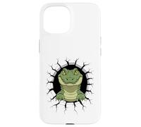 Mur Fissuré Alligator Gator Alligators Coque pour iPhone 15
