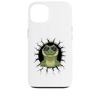 Mur Fissuré Alligator Lunettes Gator Alligators Coque pour iPhone 13