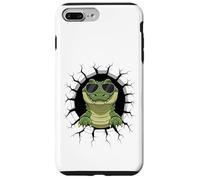 Mur Fissuré Alligator Lunettes Gator Alligators Coque pour iPhone 7 Plus/8 Plus