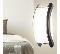 Bois Spot Foncé Ess Chambre Cuisines Mur Lampe Verre Lumière Blanc Dépoli