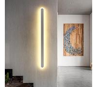 Mur Light Light European Mur 26W Clinières murales intérieures Lanterne Murale de Fer Moderne Long Strip Mur Lampe légère Murale intérieure, Lampes murales (Blanc)