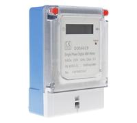 Mur numérique KWh mètre d'énergie monophasé pour une mesure précise de l'énergie domestique en temps réel Affichage LCD Moniteur d'énergie domestique