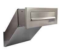 Mur par lancement Boîte aux lettres 100 % acier inoxydable V2A Nouveauté encastrable