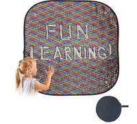 Mur Sensoriel | Mur Sensoriel en Tissu à Paillettes Pour Enfants | Tissu à Rabat à Paillettes pour Mur Sensoriel Pour Enfant | Panneau Mural D'éveil | Tissu A Paillettes Argentées