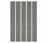 Mur TV à tasseaux bois - DECOON - Lot de 5 panneaux - 250 x 30 x 1,9 cm - Décor marbre gris - Feutrine noire - Panneaux 3,75 m²
