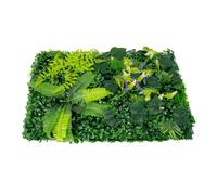 Mur Végétal Artificiel 6PCS 60x40cm Plante Murale 3D Lavande Int Extérieur | 6 panneaux 60x40cm=1,44m². 3 plantes 3D: lavande, lierre. Clipsables, découpables. Int/extérieur, anti-UV. Sans entretien.