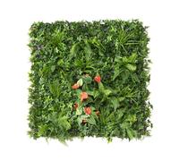 Mur végétal artificiel extérieur et intérieur 1m x 1m Tropical