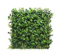 Mur Végétal Artificiel Intérieur Haie Artificielle Panneaux Muraux Toile de Fond Tropicale, 50 x 50 cm