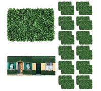 Mur Vegetal Artificiel Interieur,Le Mur Vegetal,Plante Murale Artificielle,24 Pcs,60x40cm,Mur d'Herbe Décoratif Uv,Brise-Vue,Pour Le Jardin,Cour,Manoir,La Décoration Intérieure Et Extérieure,Etc.