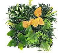 Mur Végétal Artificiel, Panneaux De Buis Vert, Haie, For Décoration Végétale Intérieure/extérieure, Clôture De Lierre, Écran De Haie, Fêtes Et Mariages En Plein Air(12 pieces)