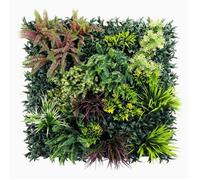 Mur végétal artificiel Tropic 1 m² - panneau haut de gamme relief intérieur extérieur