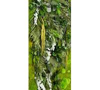 Mur Végétal "BALI" Intérieur Personnalisable - Kit DIY Facile avec Plantes Stabilisées Naturelles Sans Entretien - Décoration Murale Durable et Unique pour Salon, Bureau - Fabriqué en France 1m²/ kit