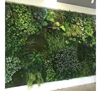 Mur Végétal de Haie Artificielle Panneaux de Verdure Artificielle Mat Plante de Haie Topiaire Plante Artificielle Extérieure pour Le Fond de la Fête de Mariage (Color : C, Size : L 2mxW 1m)