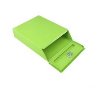 Mur verrouillable pour boîte aux lettres avec 2 clés - Style vintage - En fer - Pour extérieur et intérieur - Pour une utilisation en intérieur ou en intérieur - Pour maison, jardin, bureau ou mur