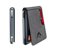 MURADIN Mens Wallet Tactical Bifold Wallets for Men Metal RFID Blocking Aluminum Money Cards Holder Gifts for Men (Grey Tree)