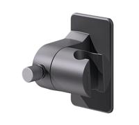 mural avec douche portable, support de douche à main,Support mural réglable solide autocollant de douche portable - Kit d'installation et de montage de salle de bain étanche sans perçage