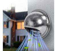 Mural Bouches D'aération - Grille De Ventilation Hotte D'évacuation D'air En Acier Inoxydable Résistant Aux Intempéries Pour Tuyaux Ø 50mm-300mm, Pour Extracteur De Fumées Cuisine(50mm)