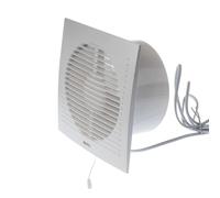 Mural Extracteur Ventilateur 150mm Avec Cordon Interrupteur à Tirette Et Câble