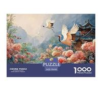 Mural in The Style of Japanese Art 1000 Pcs Carton Extra-épais Coffret De Puzzles Spring Village Stimulant Et Éducatif Défi Unique Puzzles pour Adultes Et Enfants 70x50cm/1000pcs
