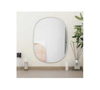 Miroir Mural Argenté 60x40 cm Maquillage Coiffeuse Salle de Bain Salon vidaXL