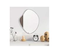 vidaXL Miroir mural de maquillage coiffeuse Argenté 50x40 cm
