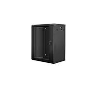 Lanberg Rack mural 19" WF01-6415-10B 15U 600x450 mm démonté paquet plat noir