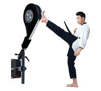 Mural Raquette Taekwondo, Martial Arts Kicking Training Strike Target Pad, Support à ressort à 3 combinaisons, pour l'entraînement de boxe et de taekwondo(Single target)