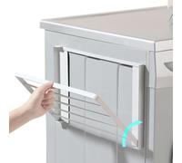 Mural - Rustique Meuble Rustique Pour Et Salle De Bains, Organisateur Pliable | Cadre En Métal Noir, Support De Style Ferme, Affichage De Chambre À Coucher, Support Aimant Réfrigérateur