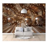 Mural Self-adhesive Wallpaper 3D Brown glitter geometric quicksand abstract 100x70cm Photo Modern Living Room Wall Background Tv Sofa Study Home Decoration